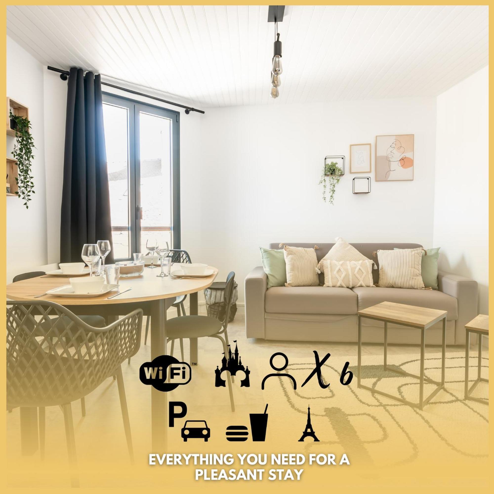 Le 27 - Appartement Cosy - Disney 15Min 크레시라샤페어 외부 사진